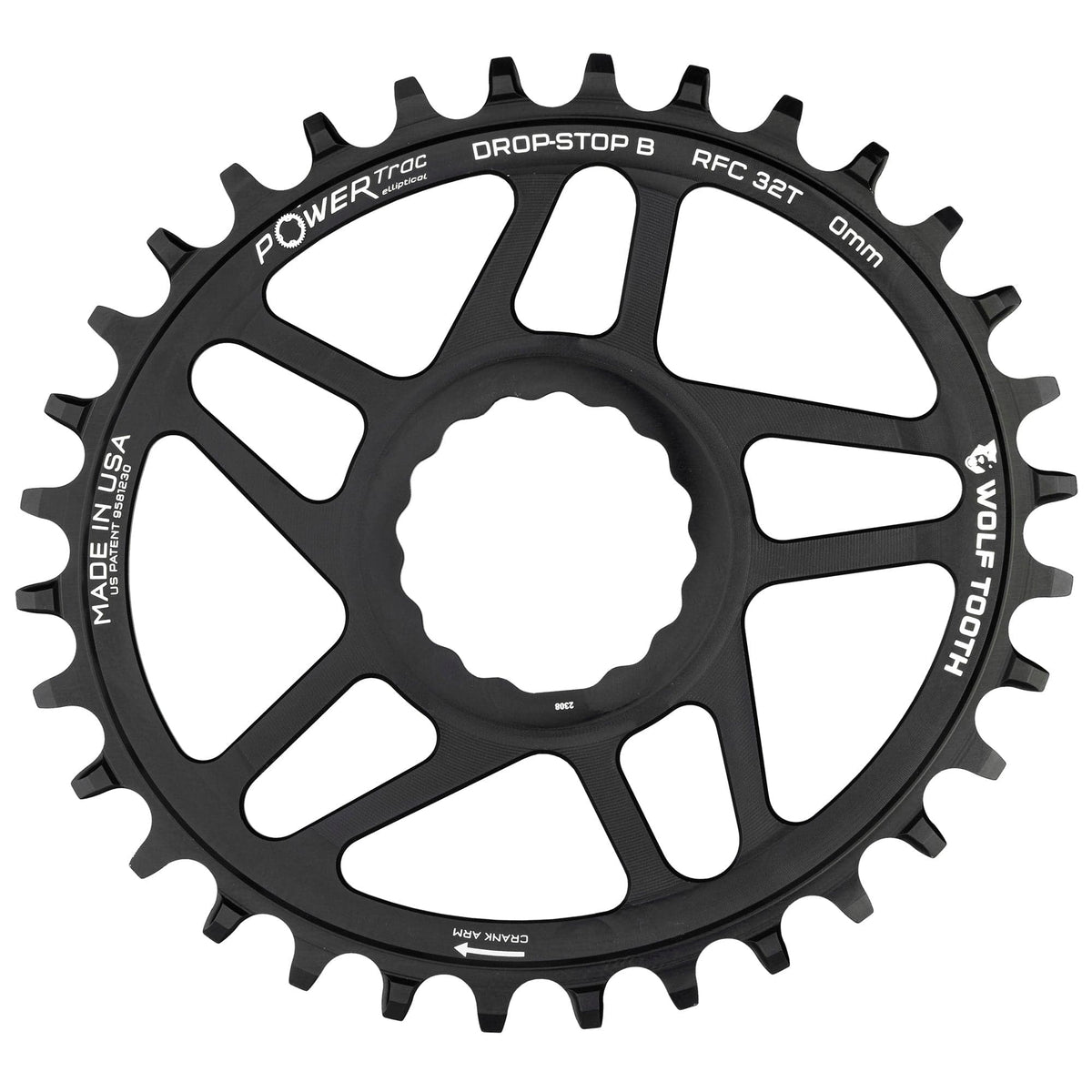 Wolf Tooth Oval Direct Mount Chainrings for Race Face Cinch
