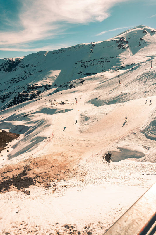 Ski terrain at Valle Nevado, Chile.