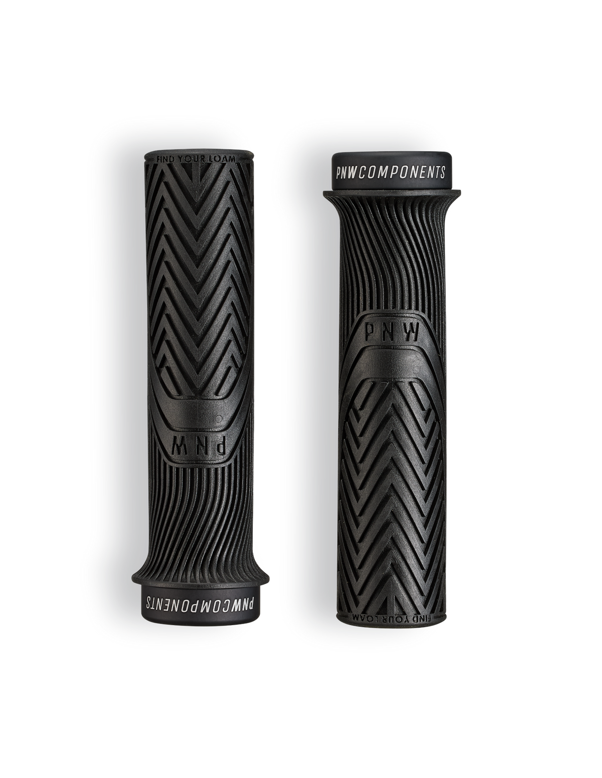 PNW Components LOAM GRIPS — BLACK OUT BLACK / REGULAR