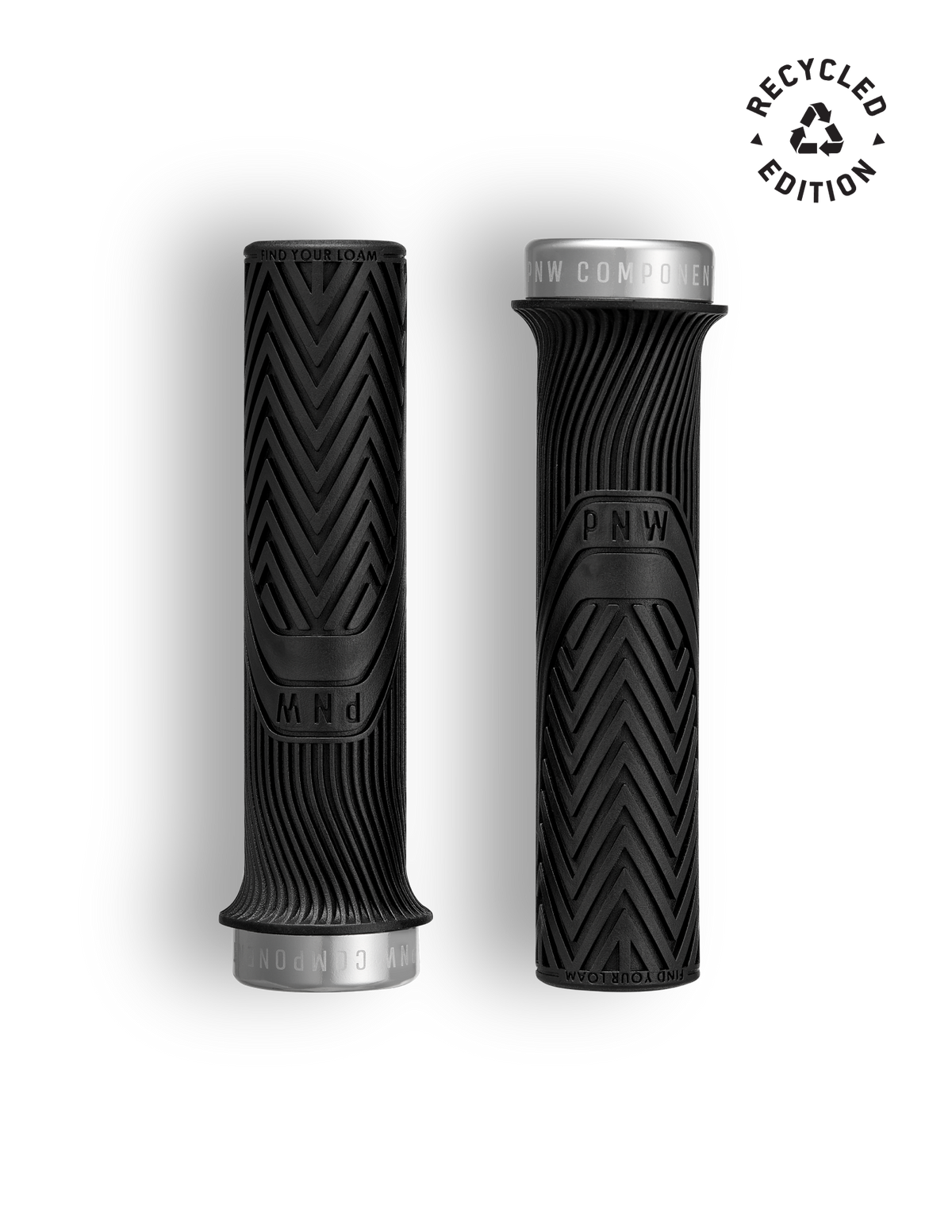 PNW Components LOAM GRIPS — RECYCLED CAVIAR BLACK / REGULAR