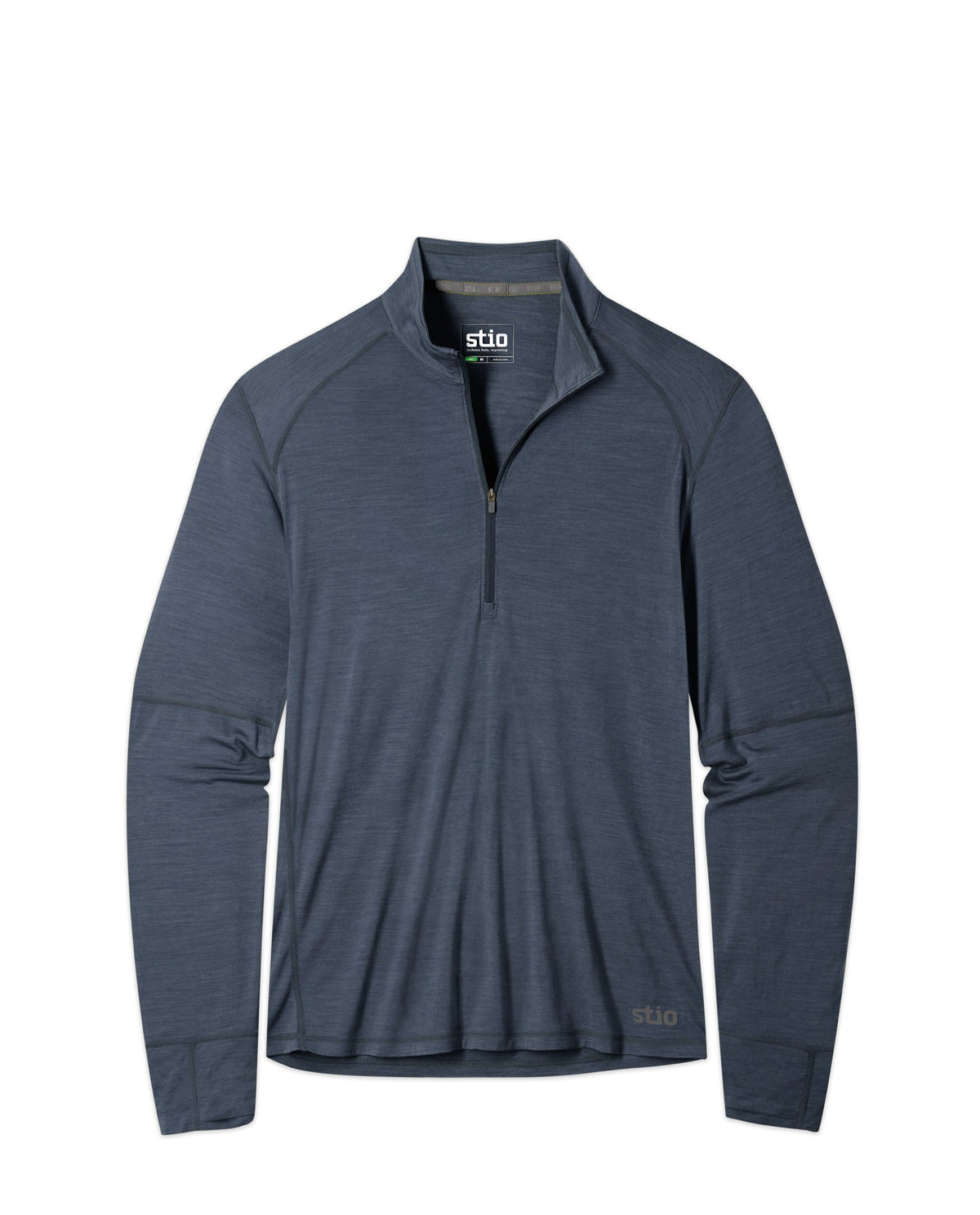 stio-mens-basis-peakwool-lightweight-half-zip — Mountain Shadow Heather