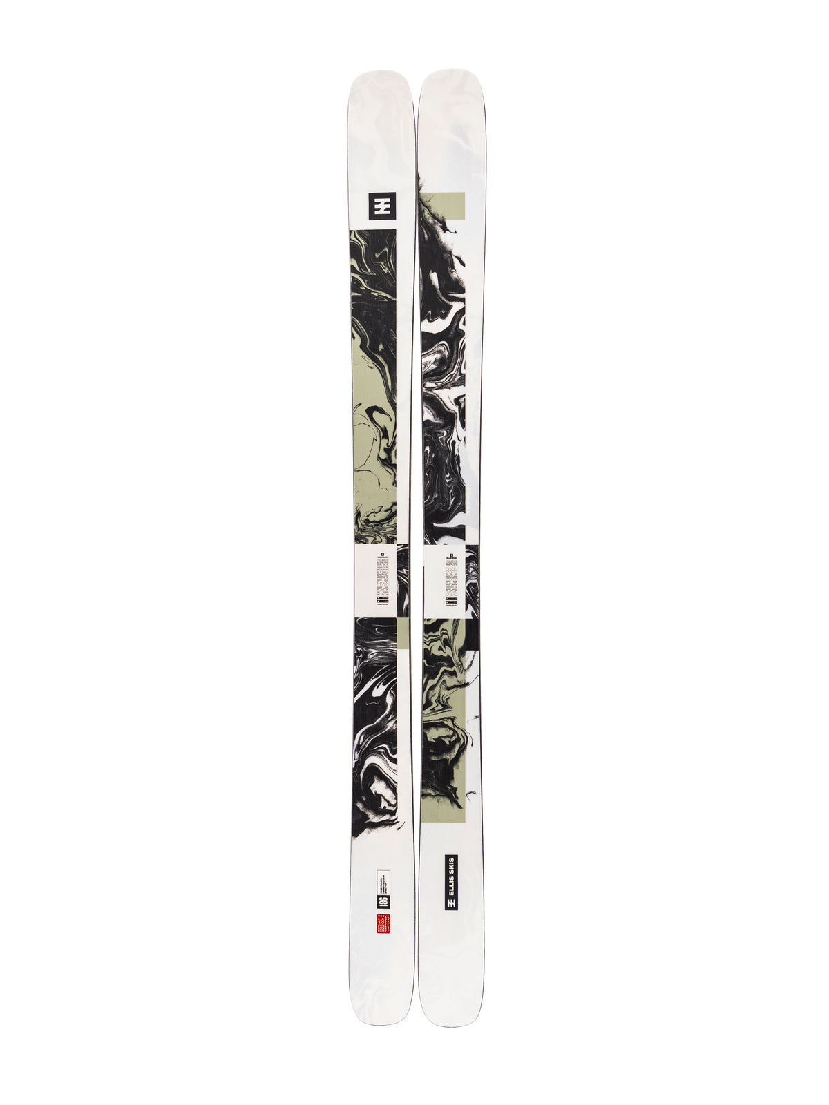 Ellis Meraki 112 FW26/27 skis, front view