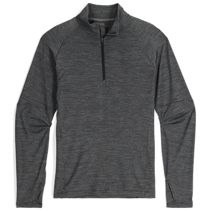 outdoorresearch-mens-alpine-onset-merino-150-quarter-zip-322241 — Black Heather