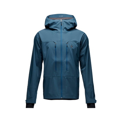 Black Diamond Men's Dawn Patrol Hybrid Shell — Midnight Blue / XL