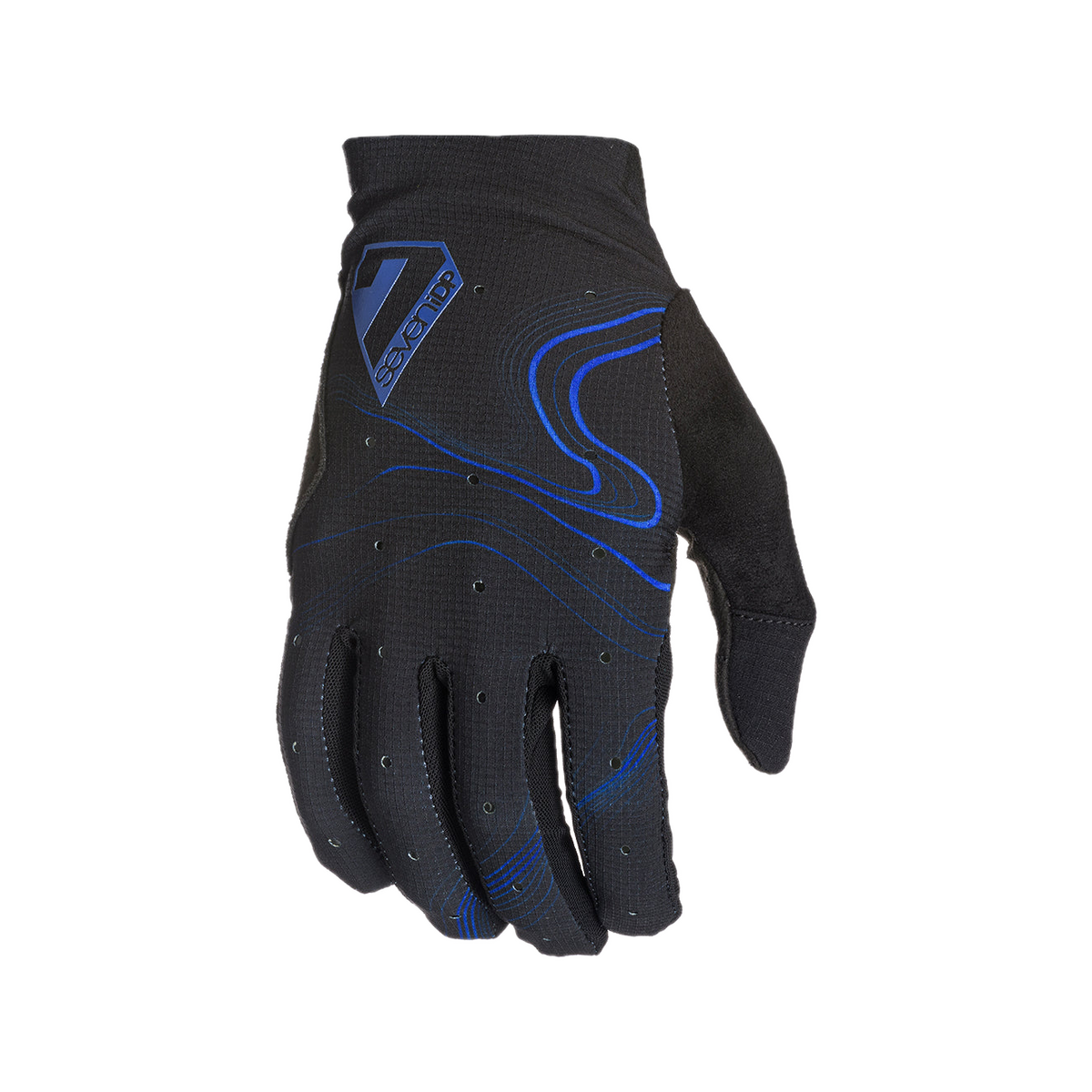 7iDP Control Glove - Black/Blue Pinstripe