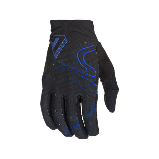 7iDP Control Glove - Black/Blue Pinstripe