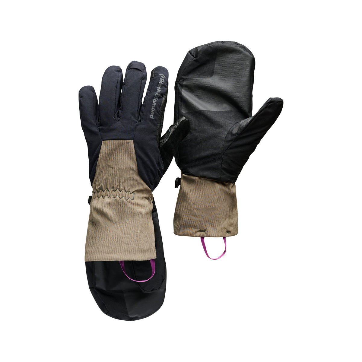 Black Diamond Cirque Gloves — Black-Walnut / XL