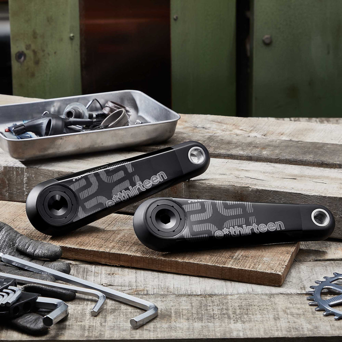 e*thirteen e*spec Race Carbon E-MTB Cranks - Gen4
