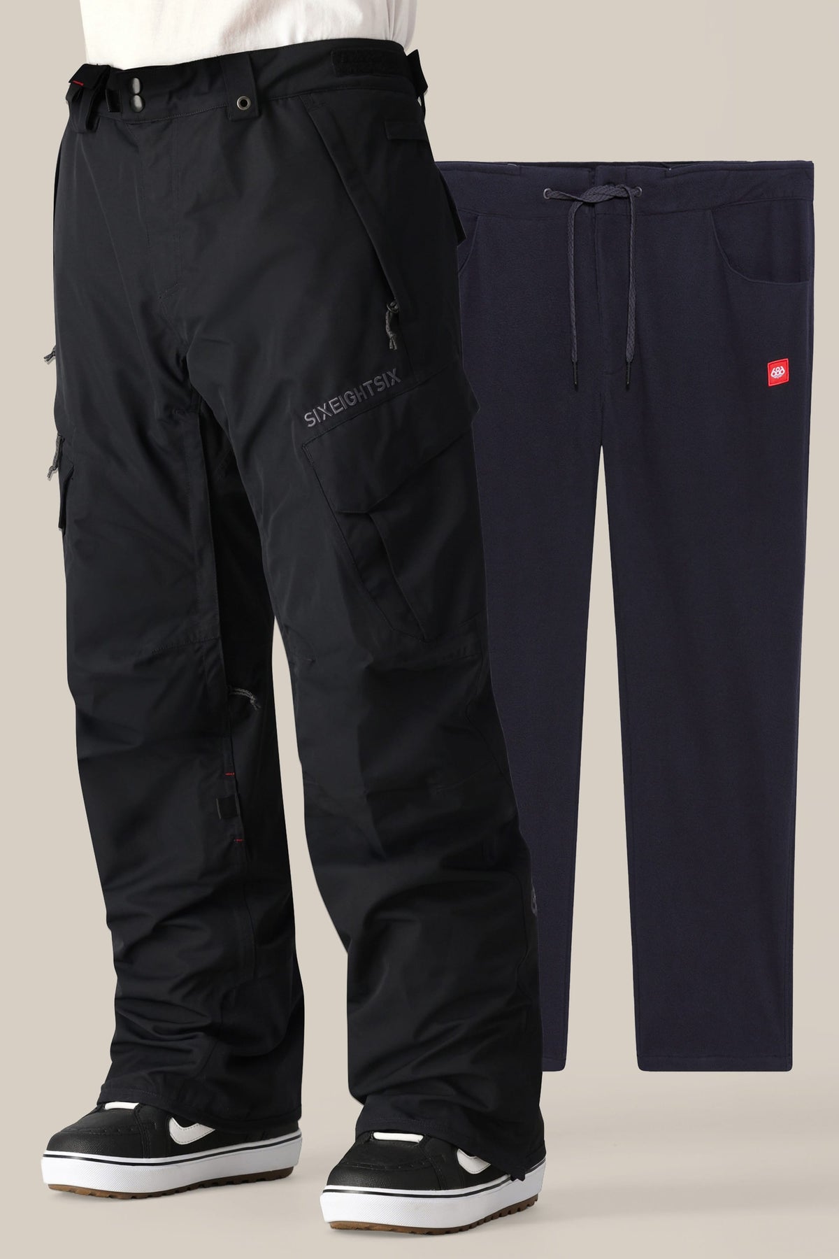 686-686-mens-smarty-3-in-1-cargo-pant — BLACK - TALL
