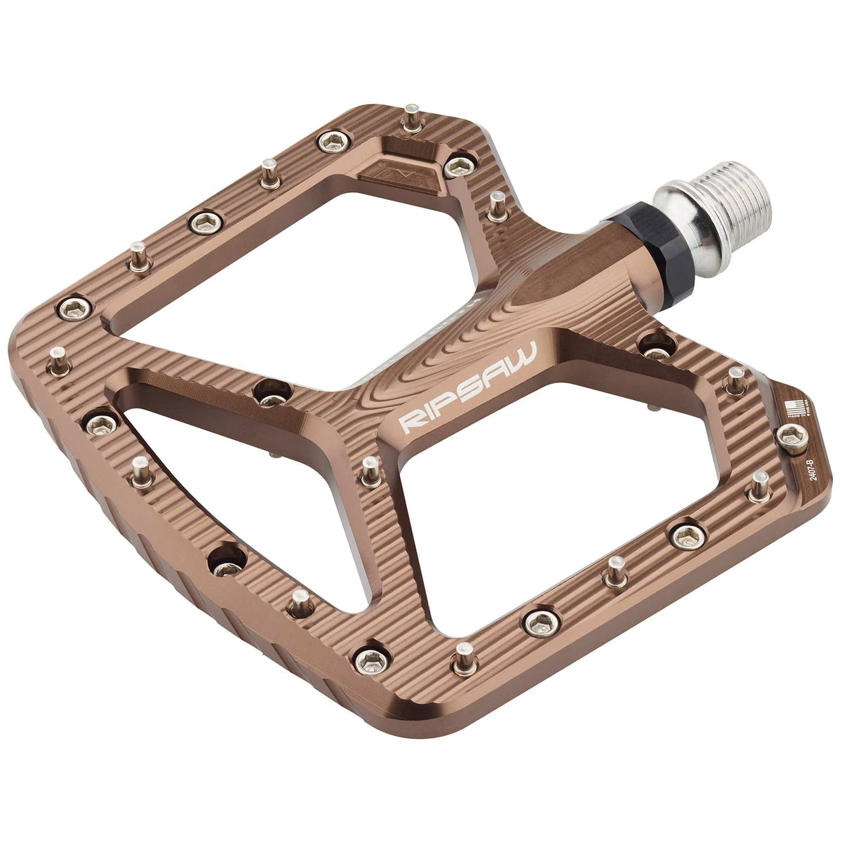 Wolf Tooth Ripsaw Aluminum Pedals — Espresso