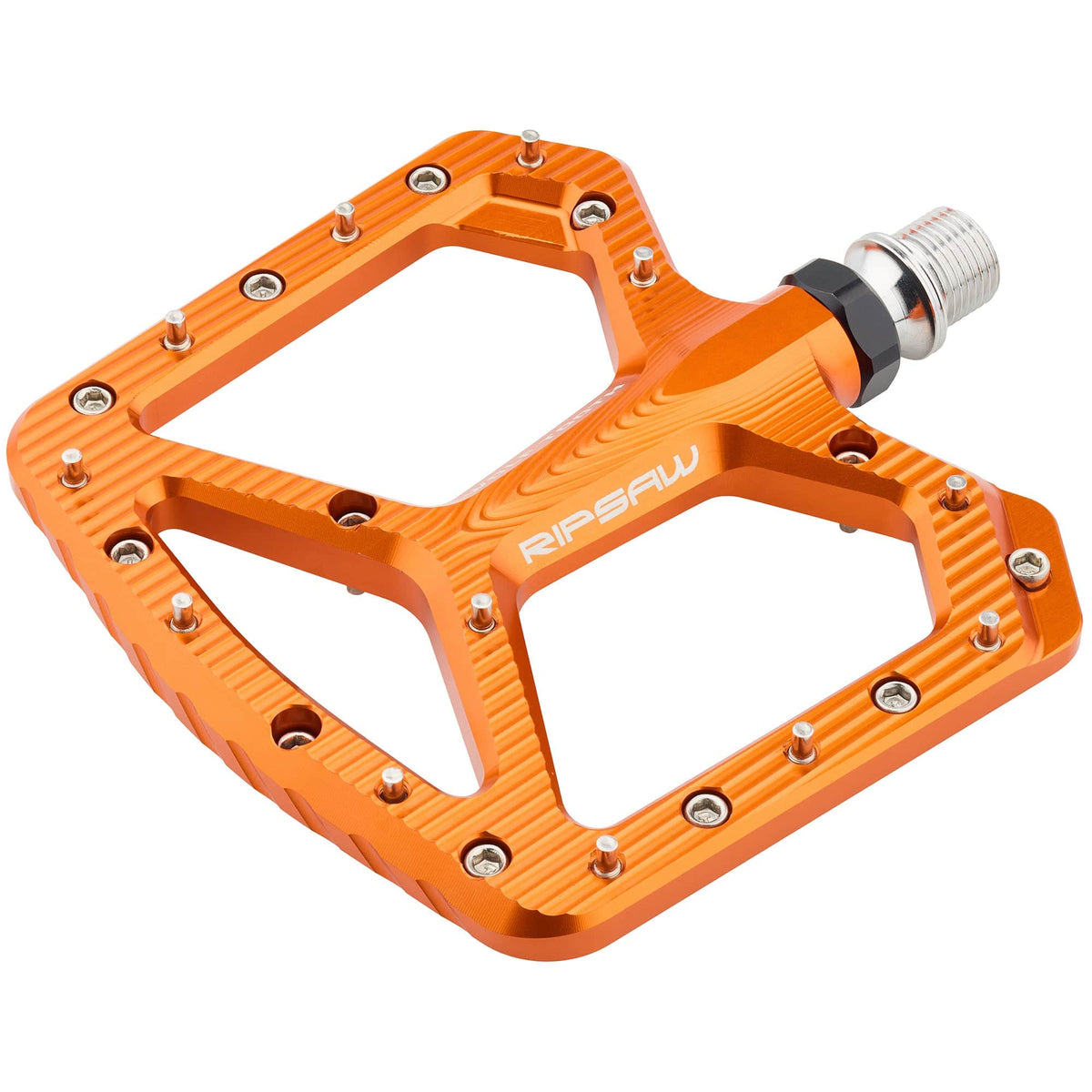 Wolf Tooth Ripsaw Aluminum Pedals — Orange