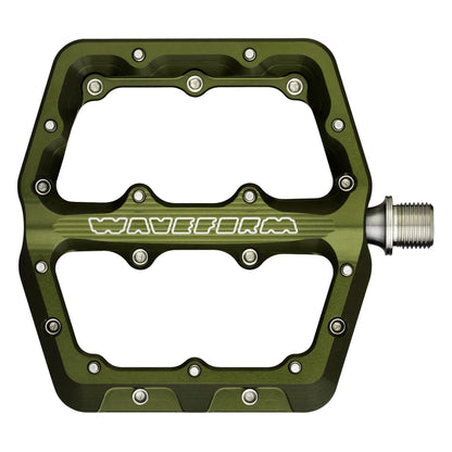 Wolf Tooth Waveform Aluminum Pedals — Large / Olive