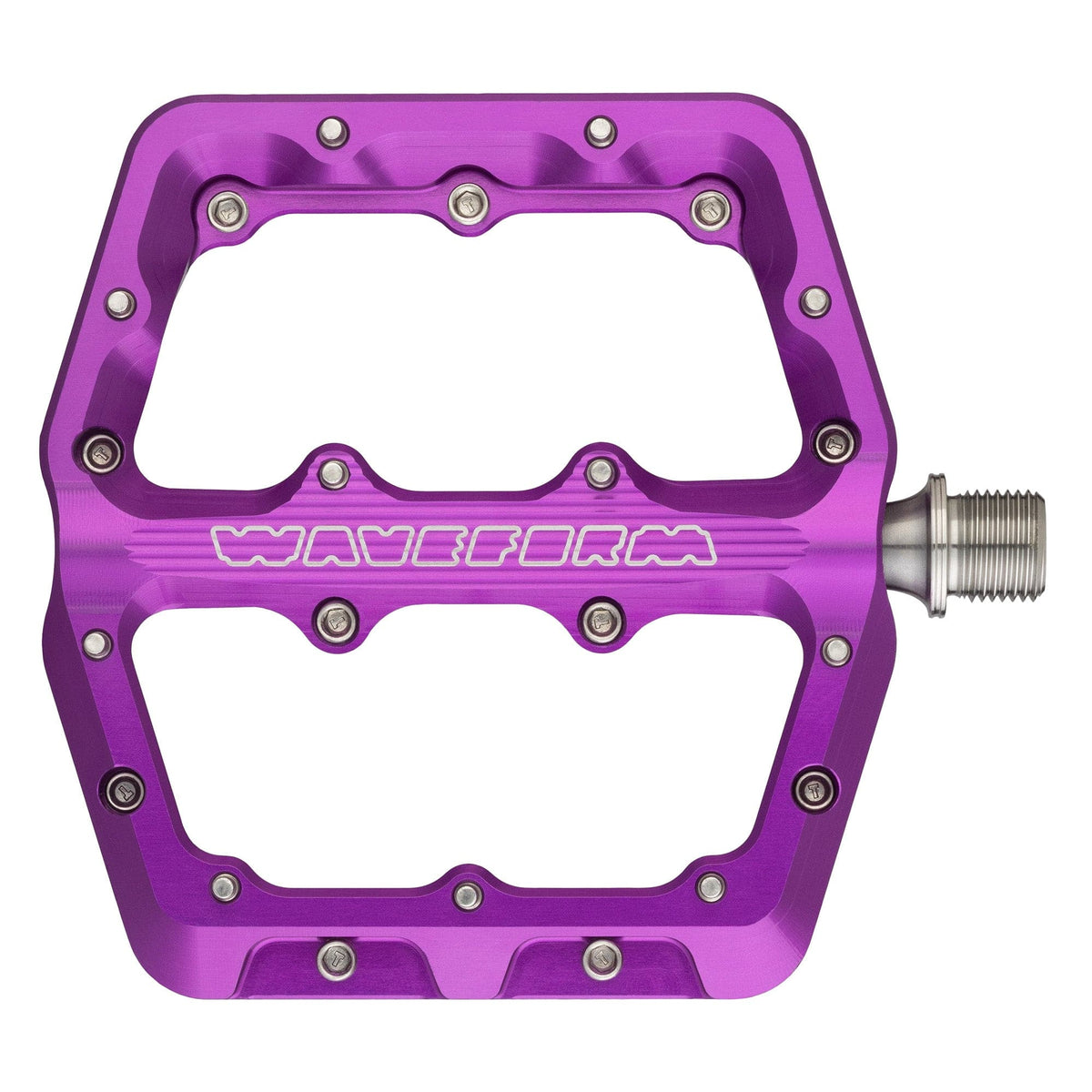 Wolf Tooth Waveform Aluminum Pedals — Large / Ultraviolet Purple