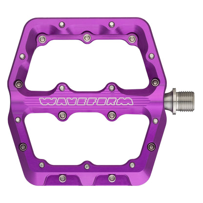 Wolf Tooth Waveform Aluminum Pedals — Large / Ultraviolet Purple