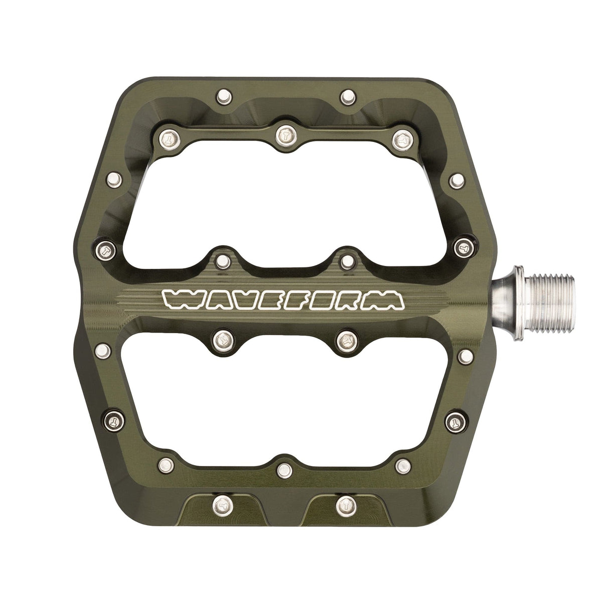 Wolf Tooth Waveform Aluminum Pedals — Small / Olive