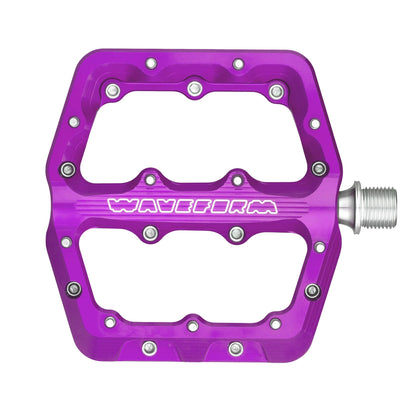 Wolf Tooth Waveform Aluminum Pedals — Small / Ultraviolet Purple