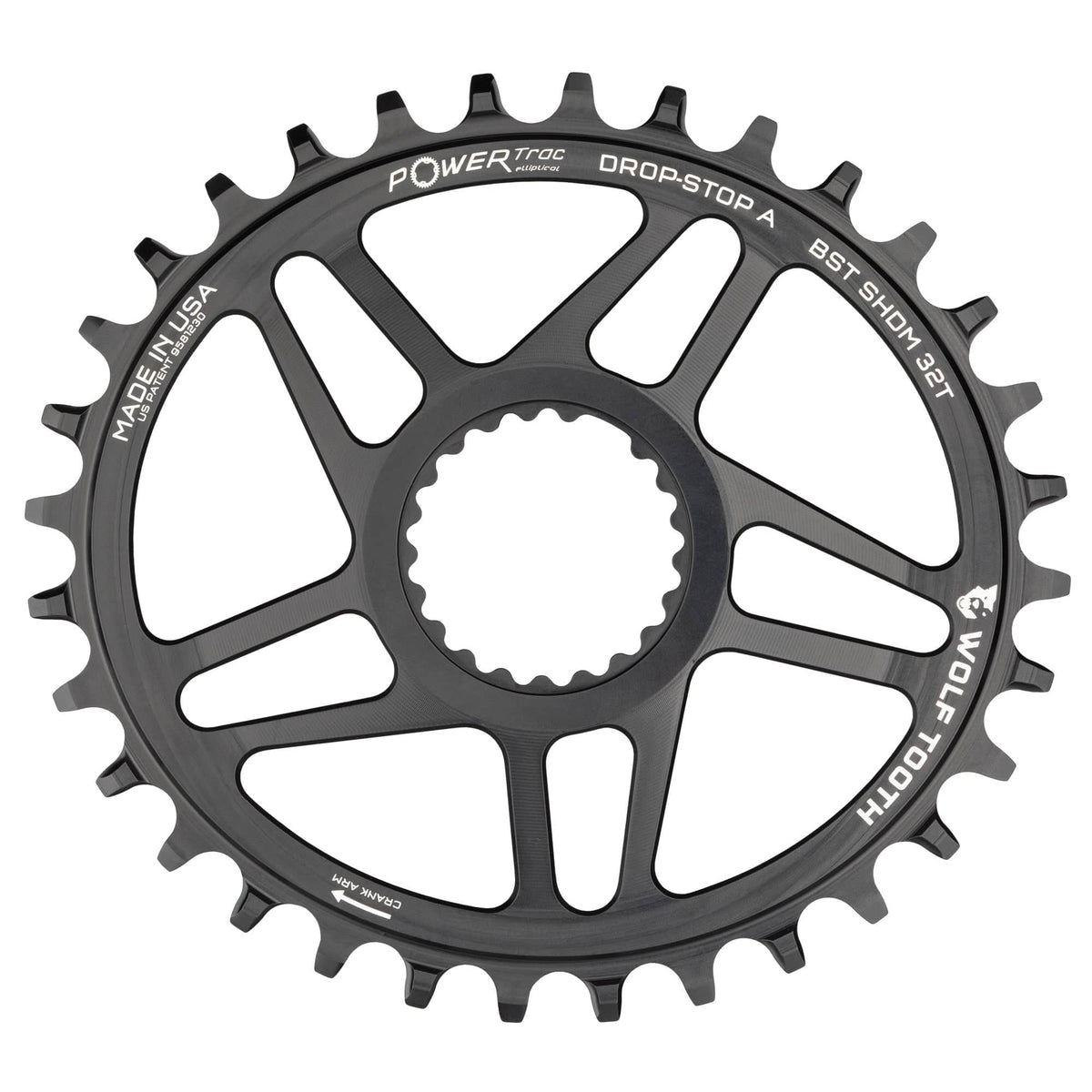 Wolf Tooth Oval Direct Mount Chainrings for Shimano Cranks