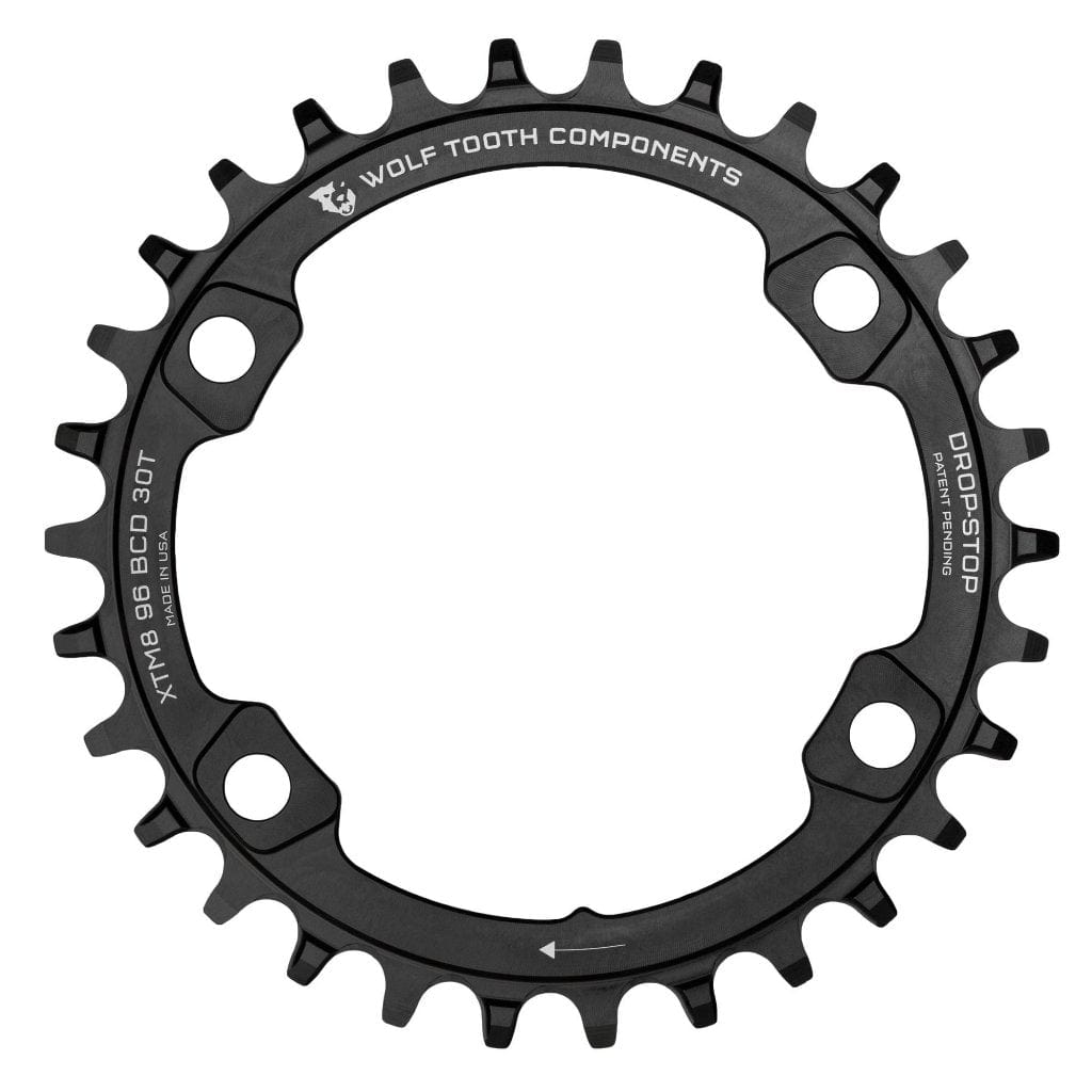 Wolf Tooth 96 mm BCD Chainrings for Shimano XT M8000 and SLX M7000