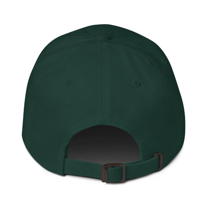 BADLAP shop cap in Spruce, back view — product mockup