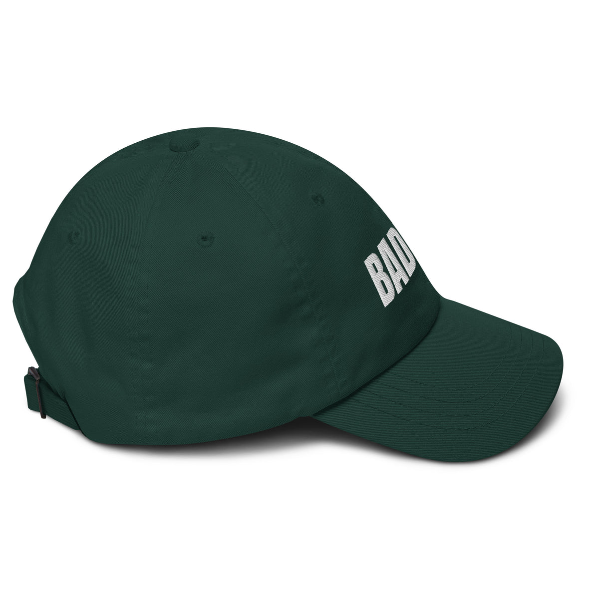 BADLAP shop cap in Spruce, right view — product mockup