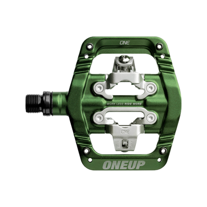 oneup-components-clip-pedals — Dark Green