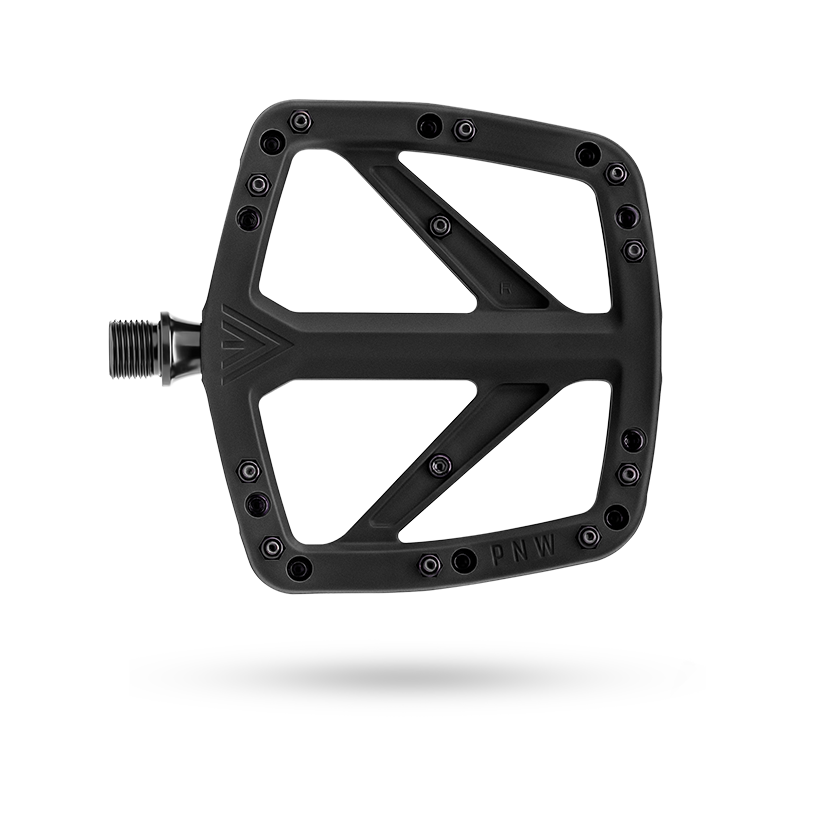 pnw-components-range-composite-pedal — BLACKOUT BLACK