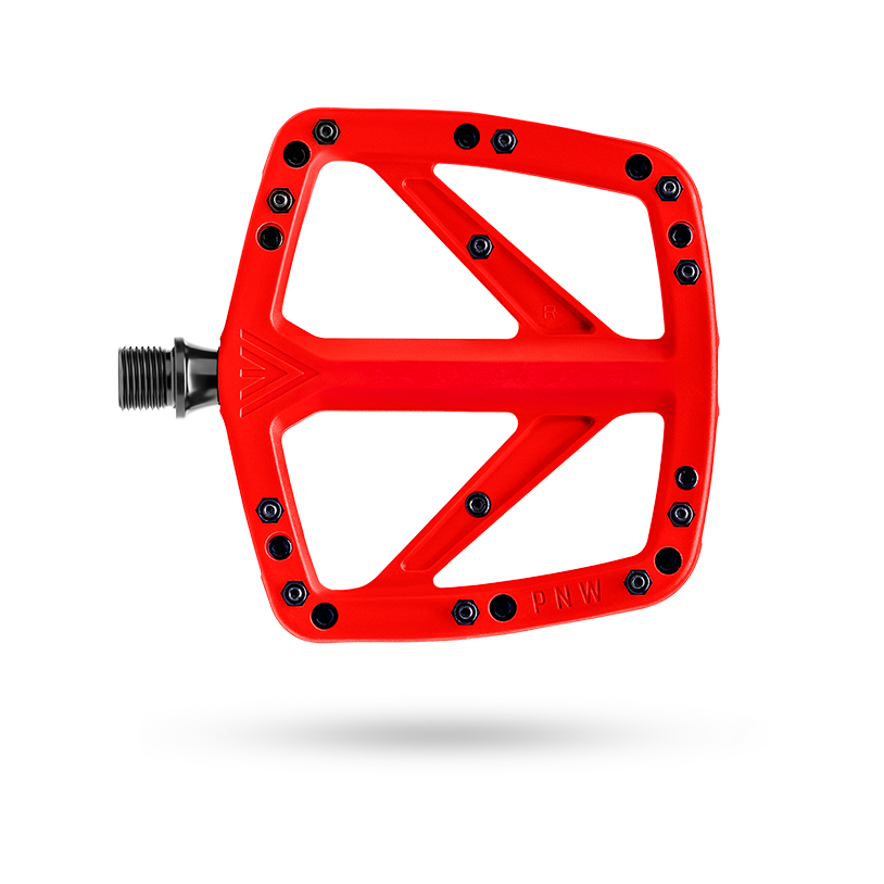 pnw-components-range-composite-pedal — REALLY RED