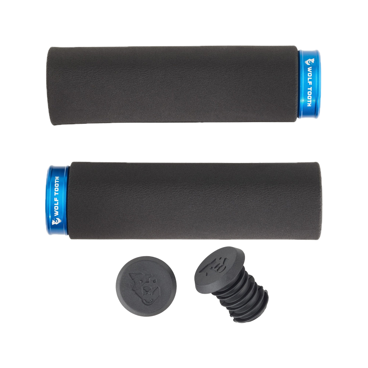 wolf-tooth-fat-paw-lock-on-grips — Blue