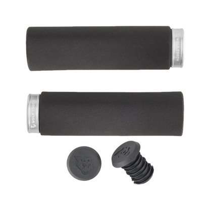 wolf-tooth-fat-paw-lock-on-grips — Raw Silver